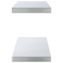 Estantes de pared 2 uds acero inoxidable plateado 100x23,5x3 cm de , Estantes y estanterías - Ref: Foro24-30280, Precio: 49,5...