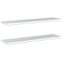 Estantes de pared 2 uds acero inoxidable plateado 100x23,5x3 cm de , Estantes y estanterías - Ref: Foro24-30280, Precio: 49,5...