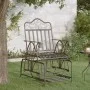 Black steel rocking bench 61 cm by vidaXL, garden benches - Ref: Foro24-318834, Price: 139,30 €, Discount: %