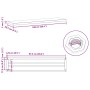 Estantes de pared 2 uds acero inoxidable plateado 100x23,5x3 cm de , Estantes y estanterías - Ref: Foro24-30280, Precio: 49,5...