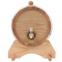 Barril de vino con grifo madera roble macizo 6 L de , Producción de vino - Ref: Foro24-50677, Precio: 108,82 €, Descuento: %
