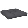 Cojín para palets tela negro 80x80x12 cm de , Cojines para sillas y sofás - Ref: Foro24-360498, Precio: 46,50 €, Descuento: %