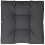Cojín para palets tela negro 80x80x12 cm de , Cojines para sillas y sofás - Ref: Foro24-360498, Precio: 46,50 €, Descuento: %