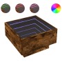 Mesa de centro y LED madera ingeniería roble ahumado 50x50x30cm de , Mesas de centro - Ref: Foro24-847508, Precio: 102,44 €, ...
