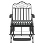 Black steel rocking bench 61 cm by vidaXL, garden benches - Ref: Foro24-318834, Price: 139,30 €, Discount: %