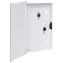 Caja de llaves con tablero magnético blanca 30x20x4 cm de , Cajas fuertes - Ref: Foro24-322778, Precio: 44,75 €, Descuento: %