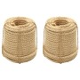 Cuerdas de sisal 2 uds 12 mm 250 m de , Sogas y cuerdas metálicas - Ref: Foro24-3196227, Precio: 403,60 €, Descuento: %