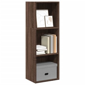 Estantería madera de ingeniería marrón roble 40x30x114 cm de , Librerías y estanterías - Ref: Foro24-857873, Precio: 46,68 €,...