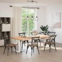 Patas para mesa de comedor en forma de T (2 unidades), color blanco, 60 x 35 x (72-73) cm, acero de , Patas para mesas - Ref:...