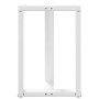 Patas para mesa de comedor en forma de T (2 unidades), color blanco, 60 x 35 x (72-73) cm, acero de , Patas para mesas - Ref:...