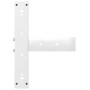 Patas para mesa de comedor en forma de T (2 unidades), color blanco, 60 x 35 x (72-73) cm, acero de , Patas para mesas - Ref:...