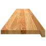 Alféizares de ventana 2 uds madera maciza roble marrón claro de , Marcos de ventanas - Ref: Foro24-4009156, Precio: 152,29 €