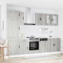 Mueble cocina Kalmar sonoma gris 8 pzas madera contrachapada de , Armarios de cocina - Ref: Foro24-3314817, Precio: 716,57 €,...