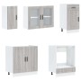 Mueble cocina Kalmar sonoma gris 8 pzas madera contrachapada de , Armarios de cocina - Ref: Foro24-3314817, Precio: 716,57 €,...