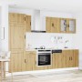 Mueble de cocina Kalmar 8 piezas artesanal roble de , Armarios de cocina - Ref: Foro24-3314820, Precio: 689,75 €, Descuento: %