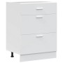 Mueble bajo de cocina “Lyon” de madera de ingeniería blanco de , Armarios de cocina - Ref: Foro24-854250, Precio: 116,96 €, D...