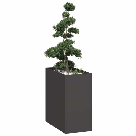 Jardinera acero negro 40x80x80 cm de , Maceteros y jardineras - Ref: Foro24-860773, Precio: 107,18 €, Descuento: %