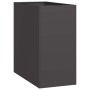 Jardinera acero negro 40x80x80 cm de , Maceteros y jardineras - Ref: Foro24-860773, Precio: 107,18 €, Descuento: %