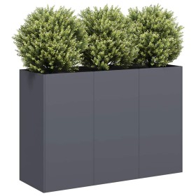Jardinera de acero laminado en frío antracita 120x40x80 cm de , Maceteros y jardineras - Ref: Foro24-860719, Precio: 221,67 €...