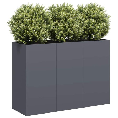 Jardinera de acero laminado en frío antracita 120x40x80 cm de , Maceteros y jardineras - Ref: Foro24-860719, Precio: 221,67 €...