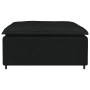 Módulo reposapiés modular para Sofá negro 100x100x48 cm de , Unidades para sofás seccionales - Ref: Foro24-4104479, Precio: 1...
