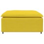 Sofá modular con reposapiés, Módulo amarillo claro, 100 x 100 x 48 cm de , Unidades para sofás seccionales - Ref: Foro24-4104...
