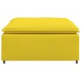 Sofá modular con reposapiés, Módulo amarillo claro, 100 x 100 x 48 cm de , Unidades para sofás seccionales - Ref: Foro24-4104...