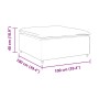 Sofá modular con reposapiés, Módulo amarillo claro, 100 x 100 x 48 cm de , Unidades para sofás seccionales - Ref: Foro24-4104...
