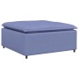Sofá modular con reposapiés, Módulo azul jeans, 100 x 100 x 48 cm de , Unidades para sofás seccionales - Ref: Foro24-4104487,...