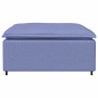 Sofá modular con reposapiés, Módulo azul jeans, 100 x 100 x 48 cm de , Unidades para sofás seccionales - Ref: Foro24-4104487,...