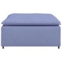 Sofá modular con reposapiés, Módulo azul jeans, 100 x 100 x 48 cm de , Unidades para sofás seccionales - Ref: Foro24-4104487,...