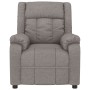 Sillón reclinable eléctrico tela gris taupé de , Sillones - Ref: Foro24-3143575, Precio: 218,79 €, Descuento: %