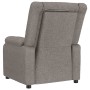 Sillón reclinable eléctrico tela gris taupé de , Sillones - Ref: Foro24-3143575, Precio: 218,79 €, Descuento: %
