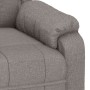 Sillón reclinable eléctrico tela gris taupé de , Sillones - Ref: Foro24-3143575, Precio: 218,79 €, Descuento: %