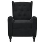 Sillón de masaje reclinable de terciopelo negro | Foro24.es | Tu tienda online para hogar, jardín y más Foro24.es
