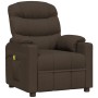 Sillón de masaje eléctrico tela marrón oscuro de , Sillones de masaje eléctricos - Ref: Foro24-348087, Precio: 204,72 €