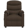 Sillón de masaje eléctrico tela marrón oscuro de , Sillones de masaje eléctricos - Ref: Foro24-348087, Precio: 204,72 €