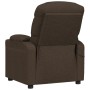Sillón de masaje eléctrico tela marrón oscuro de , Sillones de masaje eléctricos - Ref: Foro24-348087, Precio: 204,72 €