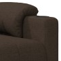 Sillón de masaje eléctrico tela marrón oscuro de , Sillones de masaje eléctricos - Ref: Foro24-348087, Precio: 204,72 €