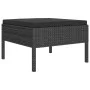 Gartenmöbel-Set 7 Stück synthetische Rattan-Kissen schwarz von vidaXL, Gartensets - Ref: Foro24-3094537, Preis: 511,60 €, Rab...