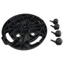 Soporte para plantas con ruedas diámetro 30 cm negro 170 kg de , Soportes para macetas - Ref: Foro24-151829, Precio: 29,14 €,...