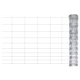 Valla de jardín de acero galvanizado plateado 50x1 m de , Paneles de vallas - Ref: Foro24-149484, Precio: 80,28 €, Descuento: %