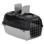 Transportín de mascotas PP gris y negro 61x40x38 cm de , Transportines y cajas para mascotas - Ref: Foro24-171798, Precio: 63...