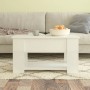 Mesa de centro madera de ingeniería blanco brillo 79x49x41 cm de , Mesas de centro - Ref: Foro24-809716, Precio: 98,89 €, Des...
