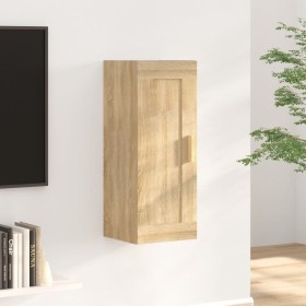Armario de pared madera de ingeniería roble sonoma 35x34x90 cm de , Estantes y estanterías - Ref: Foro24-812468, Precio: 40,6...