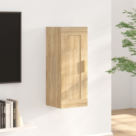 Armario de pared madera de ingeniería roble sonoma 35x34x90 cm de , Estantes y estanterías - Ref: Foro24-812468, Precio: 40,6...