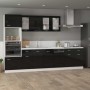 Armario inferior con cajón de cocina “Lyon” negro brillo de , Armarios de cocina - Ref: Foro24-801242, Precio: 117,76 €, Desc...