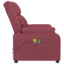 Sillón de masaje eléctrico tela rojo tinto de , Sillones de masaje eléctricos - Ref: Foro24-3143582, Precio: 234,75 €
