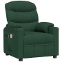 Sillón de masaje eléctrico tela verde oscuro de , Sillones de masaje eléctricos - Ref: Foro24-3143509, Precio: 247,25 €
