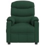 Sillón de masaje eléctrico tela verde oscuro de , Sillones de masaje eléctricos - Ref: Foro24-3143509, Precio: 247,25 €